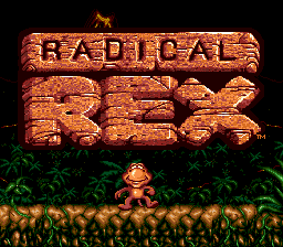Radical Rex (USA) Title Screen
